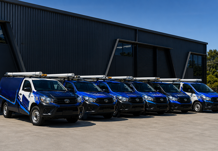 Fleet of Newington Blocked Drains plumbing vans